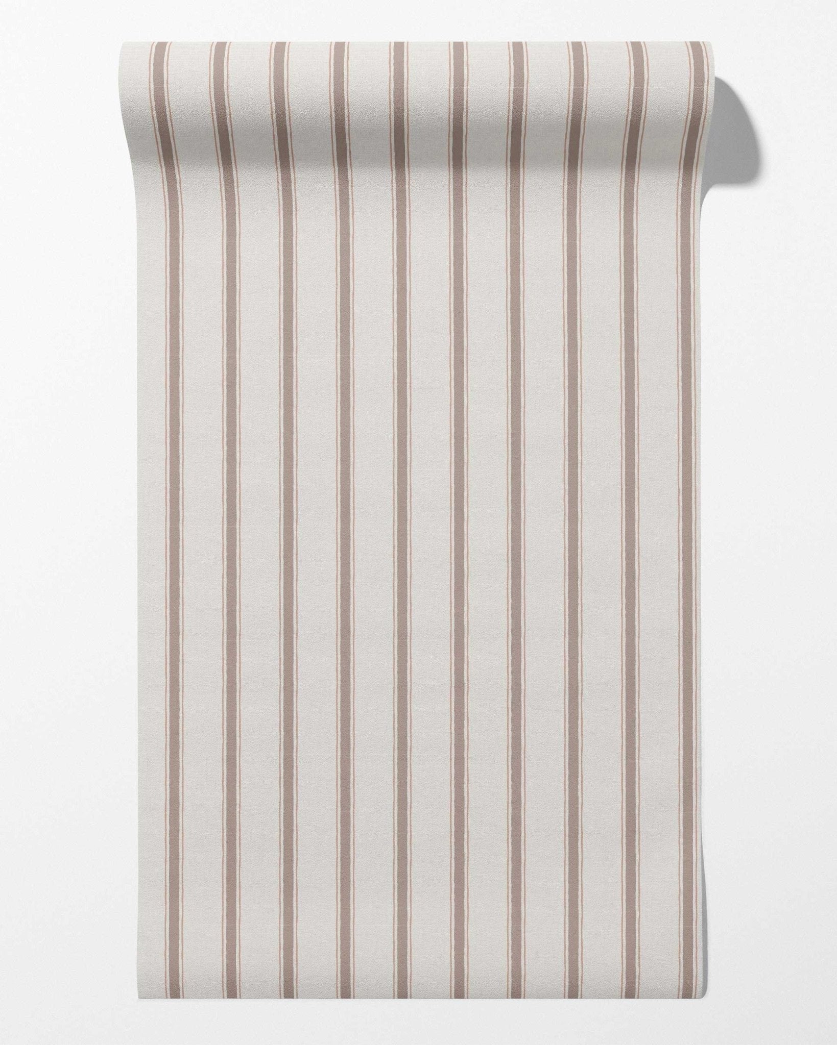 Moulding Line Wallpaper in Vintage Rose