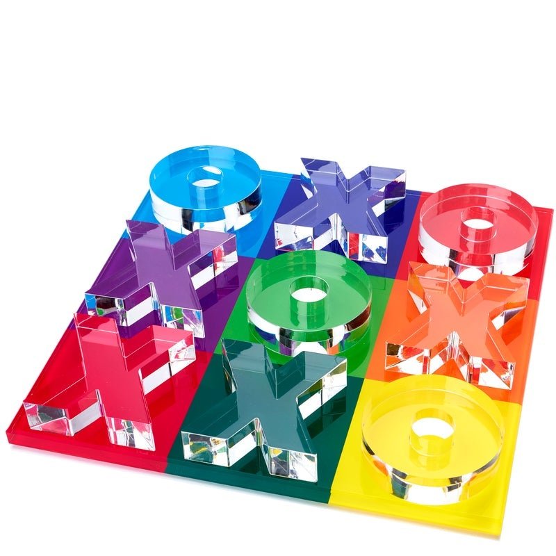 Multicolor Acrylic Tic Tac Toe