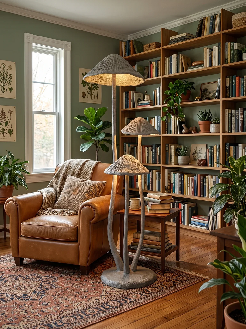 Mushroom Sculpture Floor Lamp