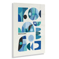 Mid Century Fish Blue Floating Acrylic Art by Rachel Lee of My Dream Wall