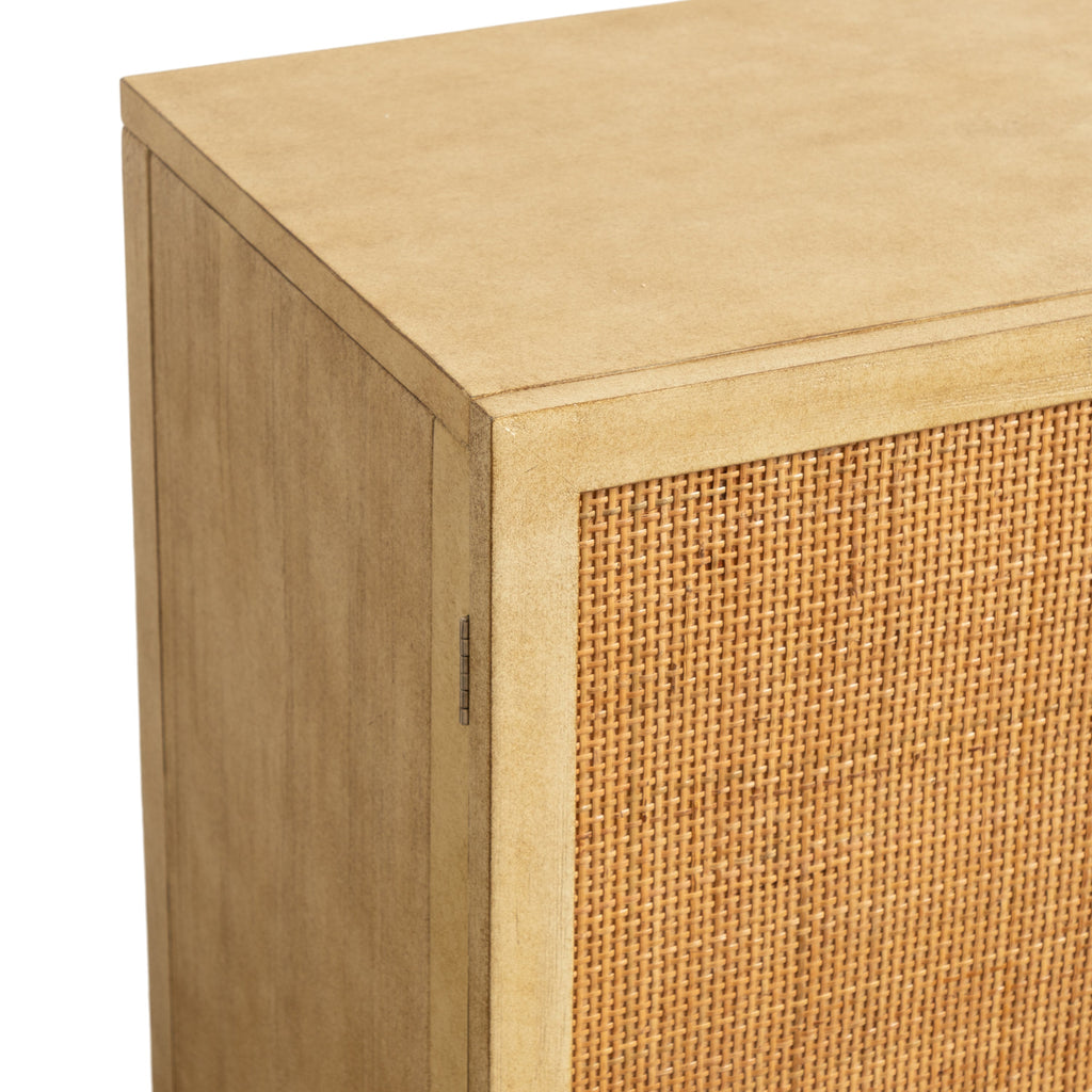 Ori Rattan Accent Floor Cabinet