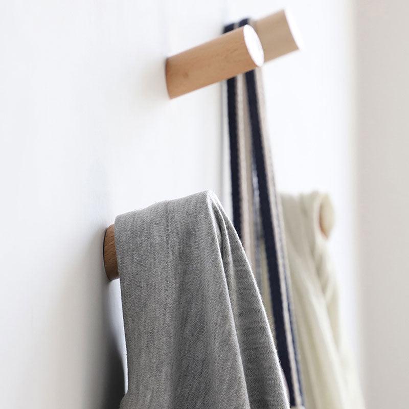Sculptural Solid Wood Wall Hooks