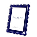 Navy Acrylic Scallop Frame