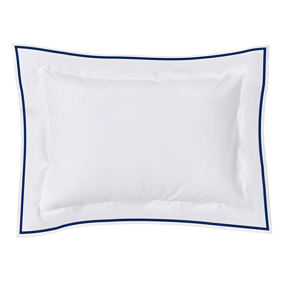 400TC Embroidery Cotton Sateen Solid Duvet Cover Set