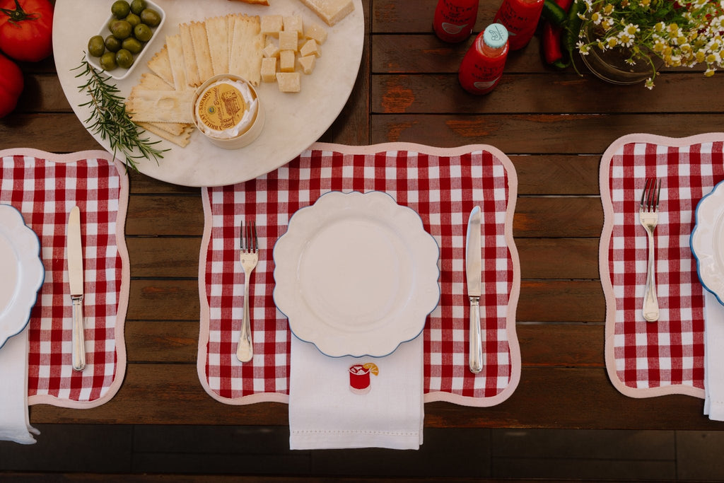 'Negroni' Dinner Napkins (Set of 4)