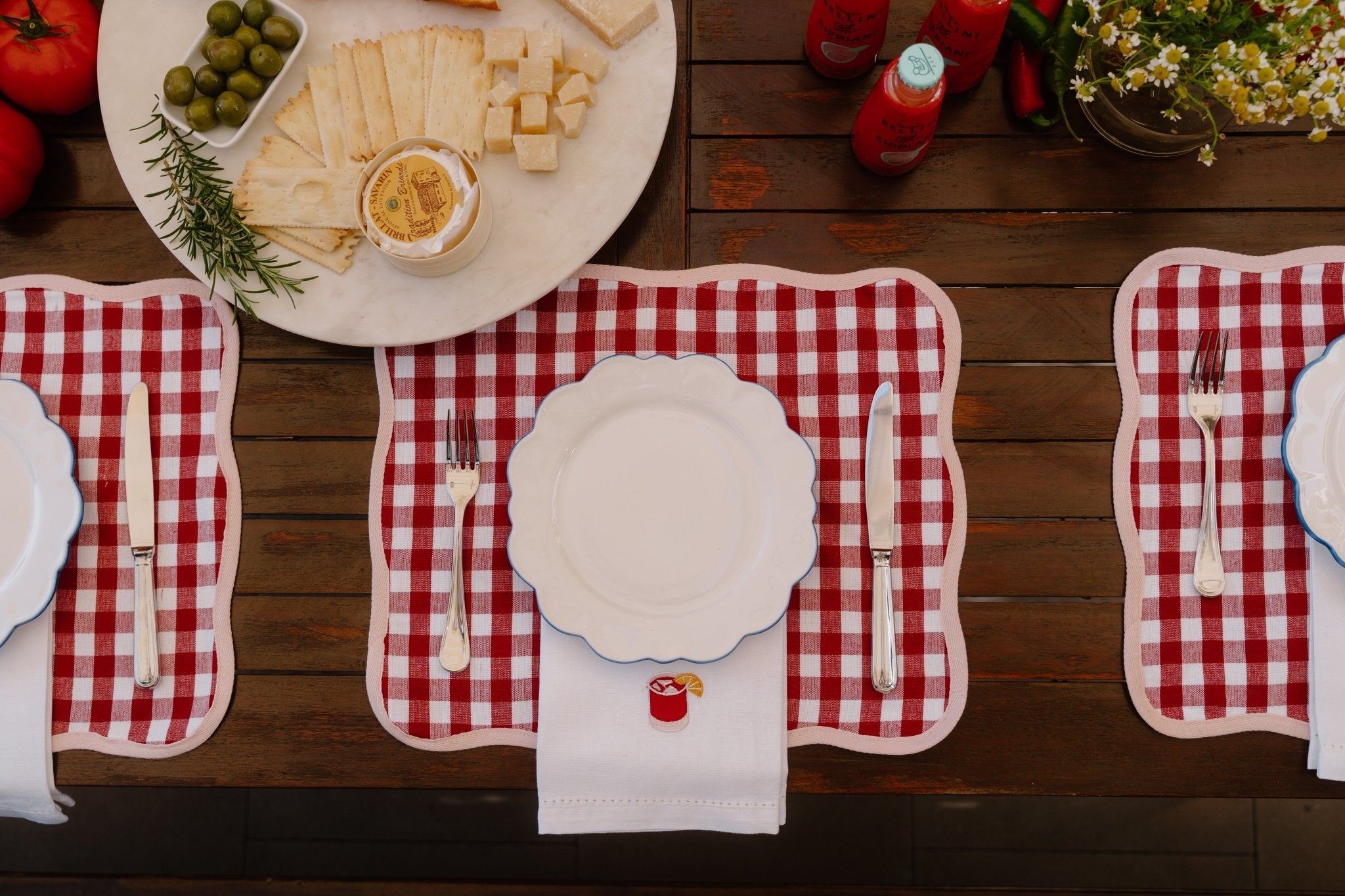'Negroni' Dinner Napkins (Set of 4)