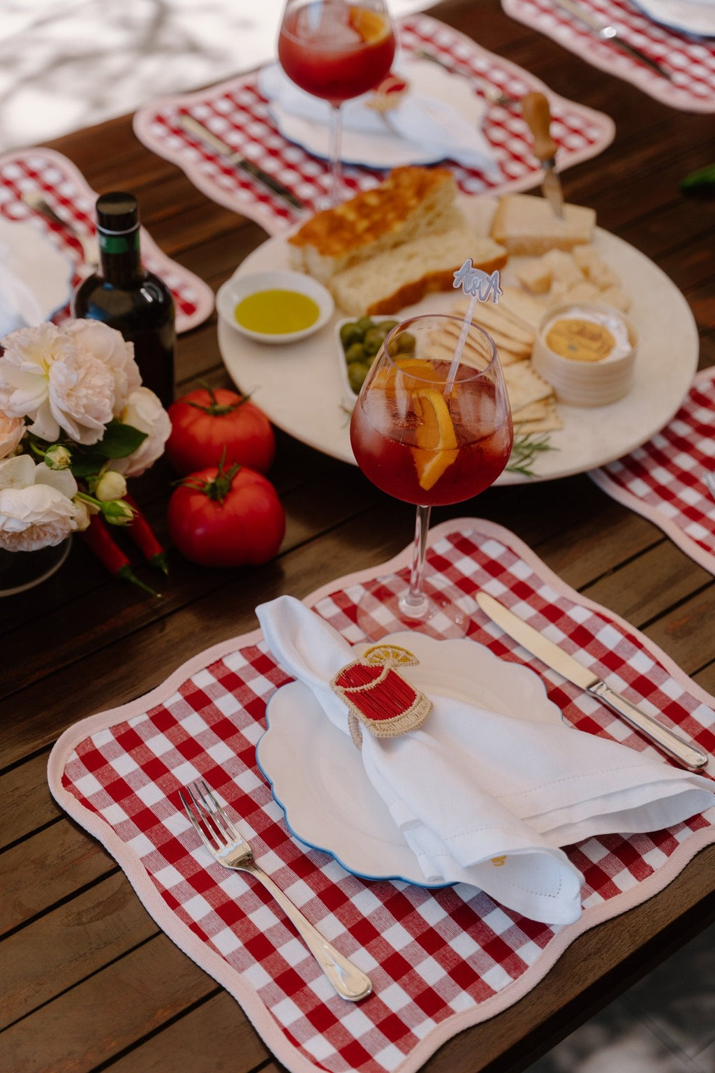 Handwoven Negroni Napkin Ring