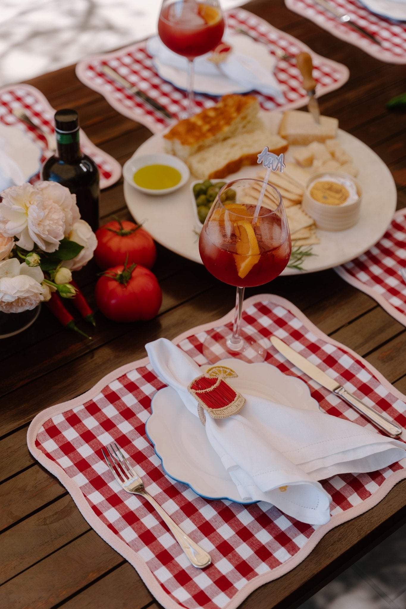 Handwoven Negroni Napkin Ring