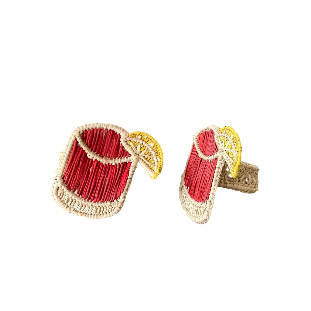 Handwoven Negroni Napkin Ring