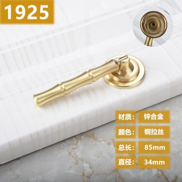 New Chinese Golden Cupboard Door Drawer Concealed Buckle Handle Wardrobe Zinc Alloy Hardware Handle Kitchen Cupboard Hardware Modern Style Furniture Door Pulls