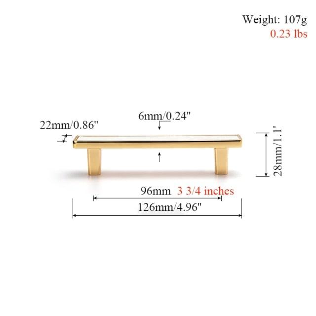 Brass & Leather Cabinet Pulls
