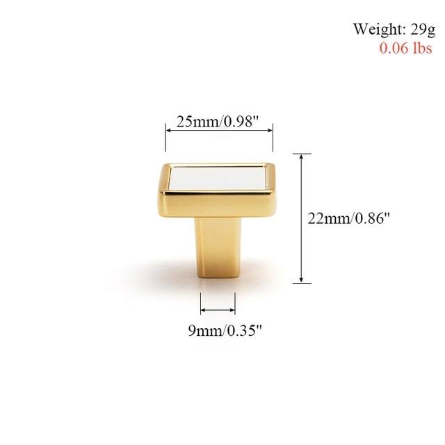 Brass & Leather Cabinet Pulls