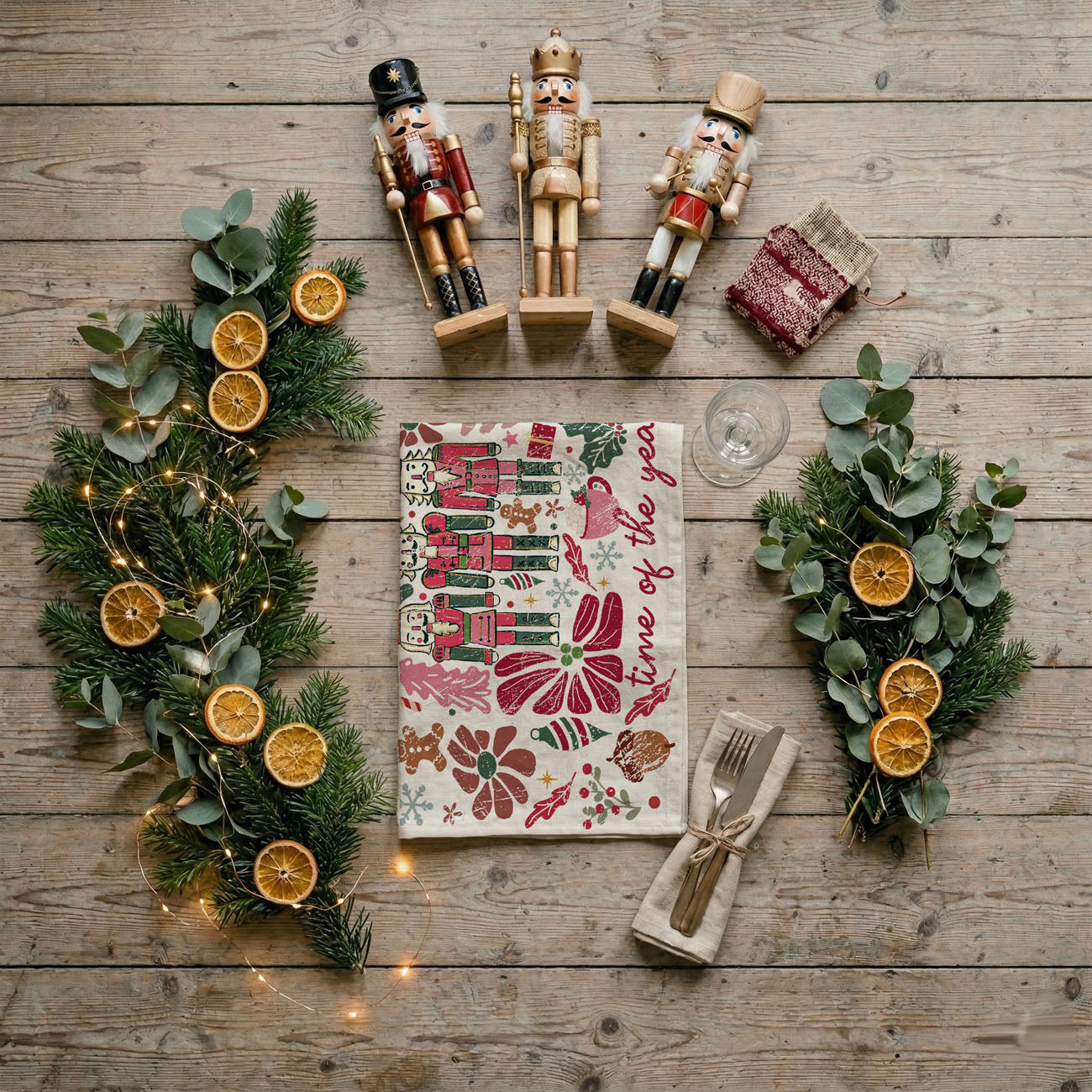 Boho Floral Nutcracker