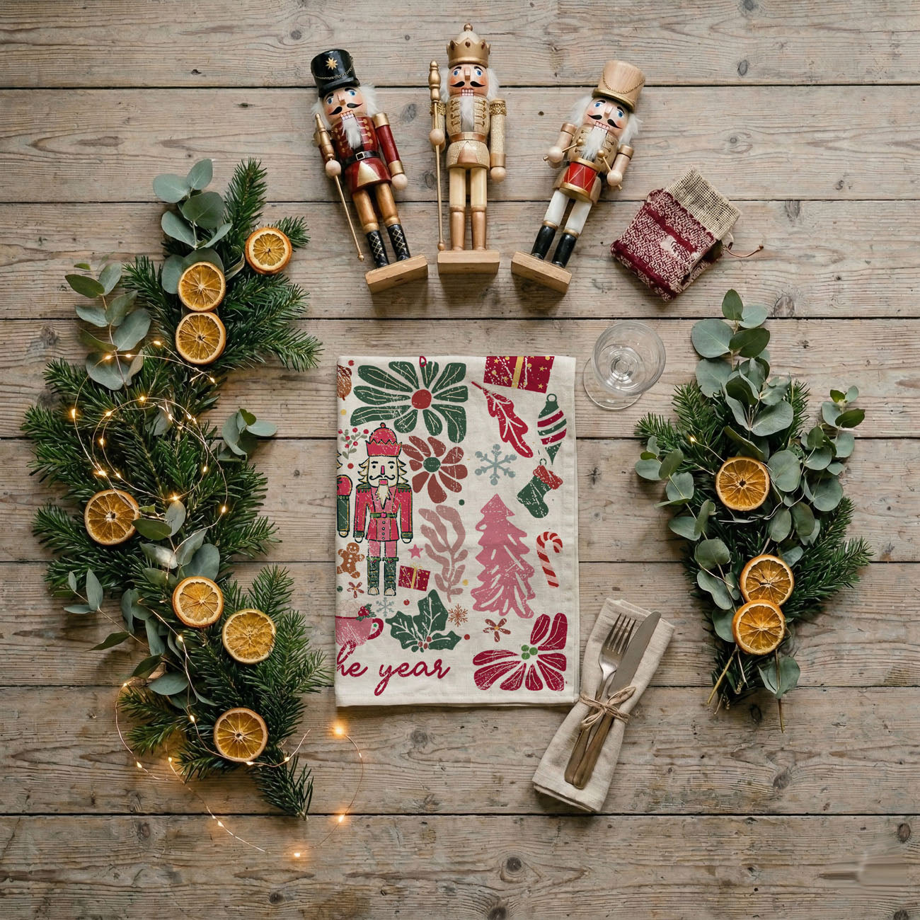 Boho Floral Nutcracker