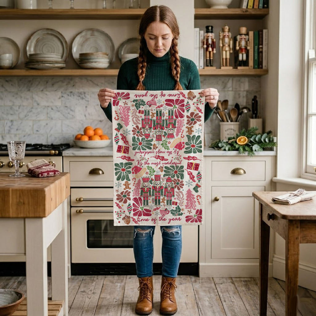 Boho Floral Nutcracker