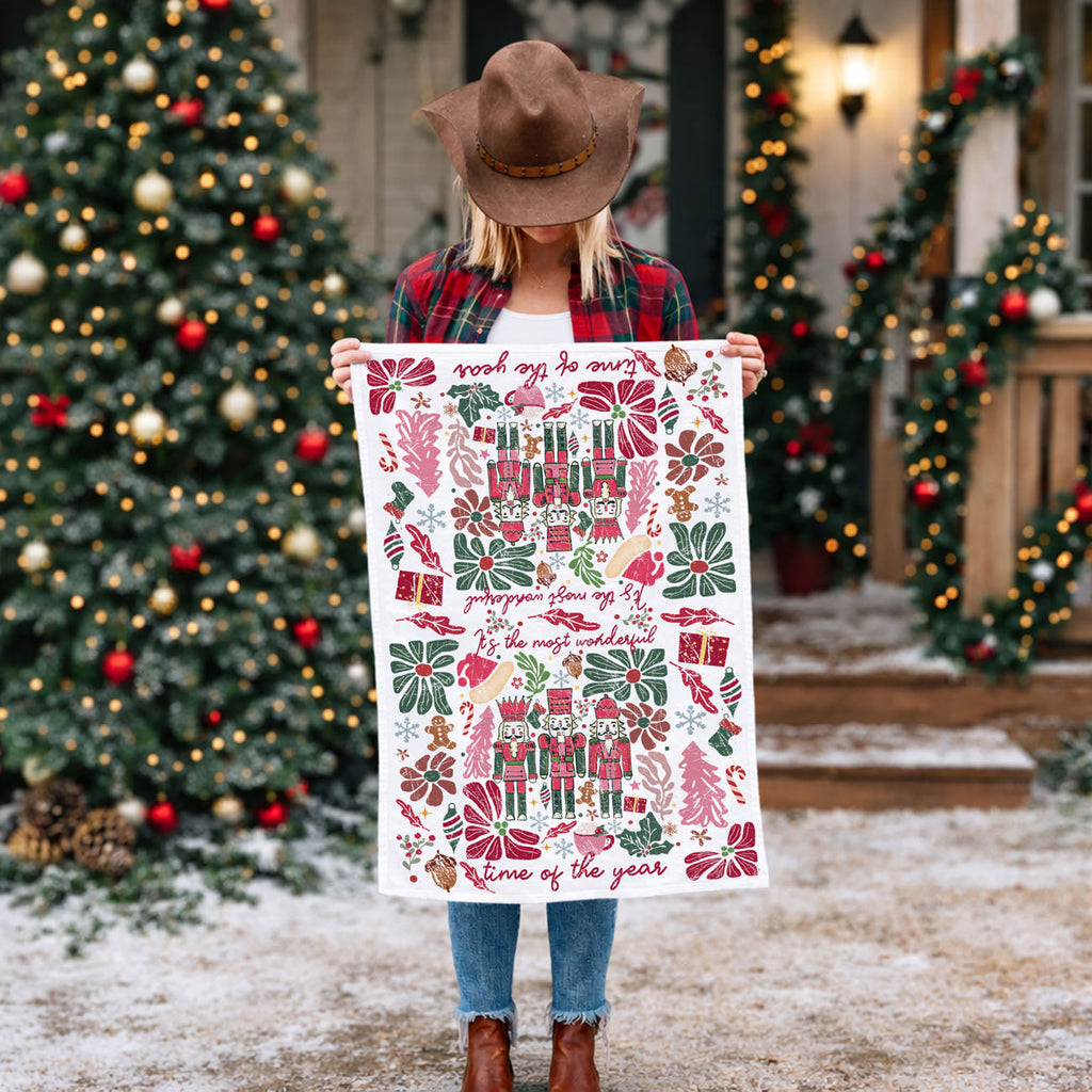 Boho Floral Nutcracker