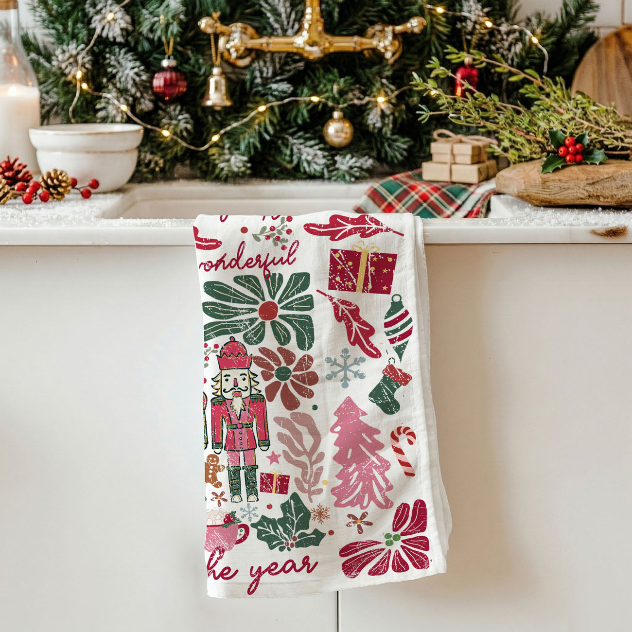 Boho Floral Nutcracker