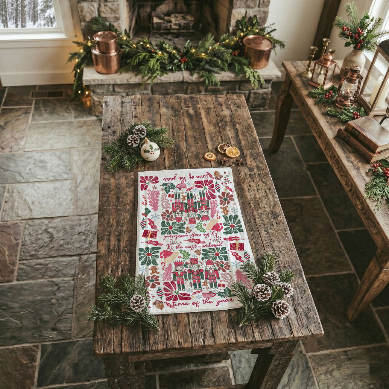 Boho Floral Nutcracker