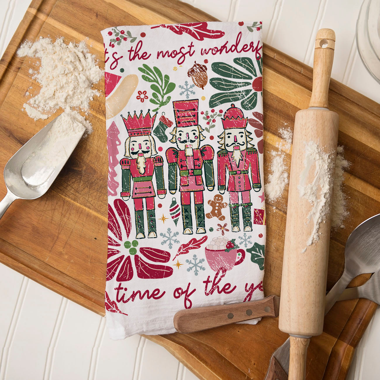 Boho Floral Nutcracker