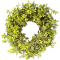 Oversized Mixed Green Foliage Twig Door Wreath | 30''