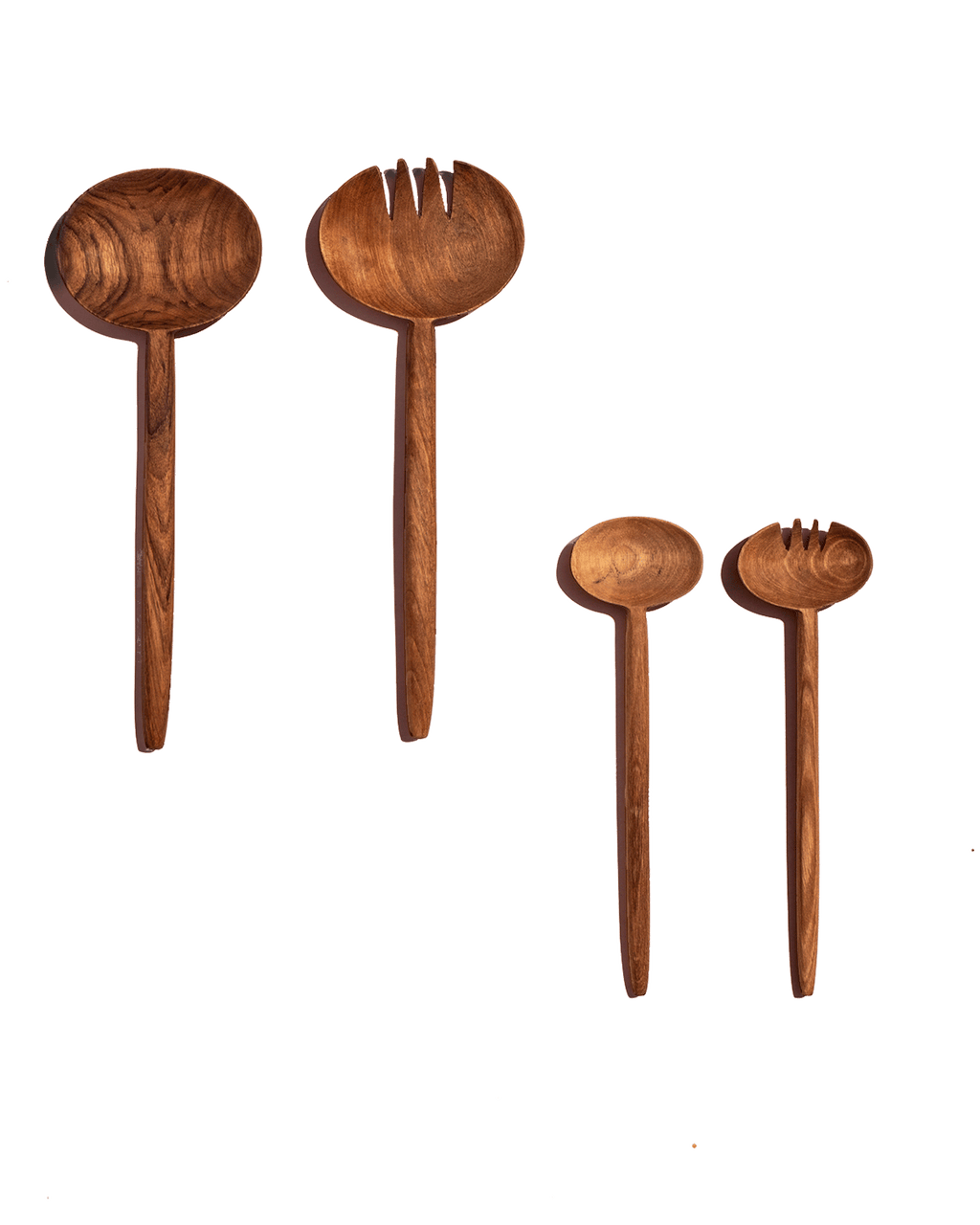 Oval Salad Set Spoons