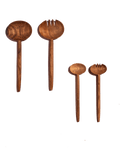 Oval Salad Set Spoons
