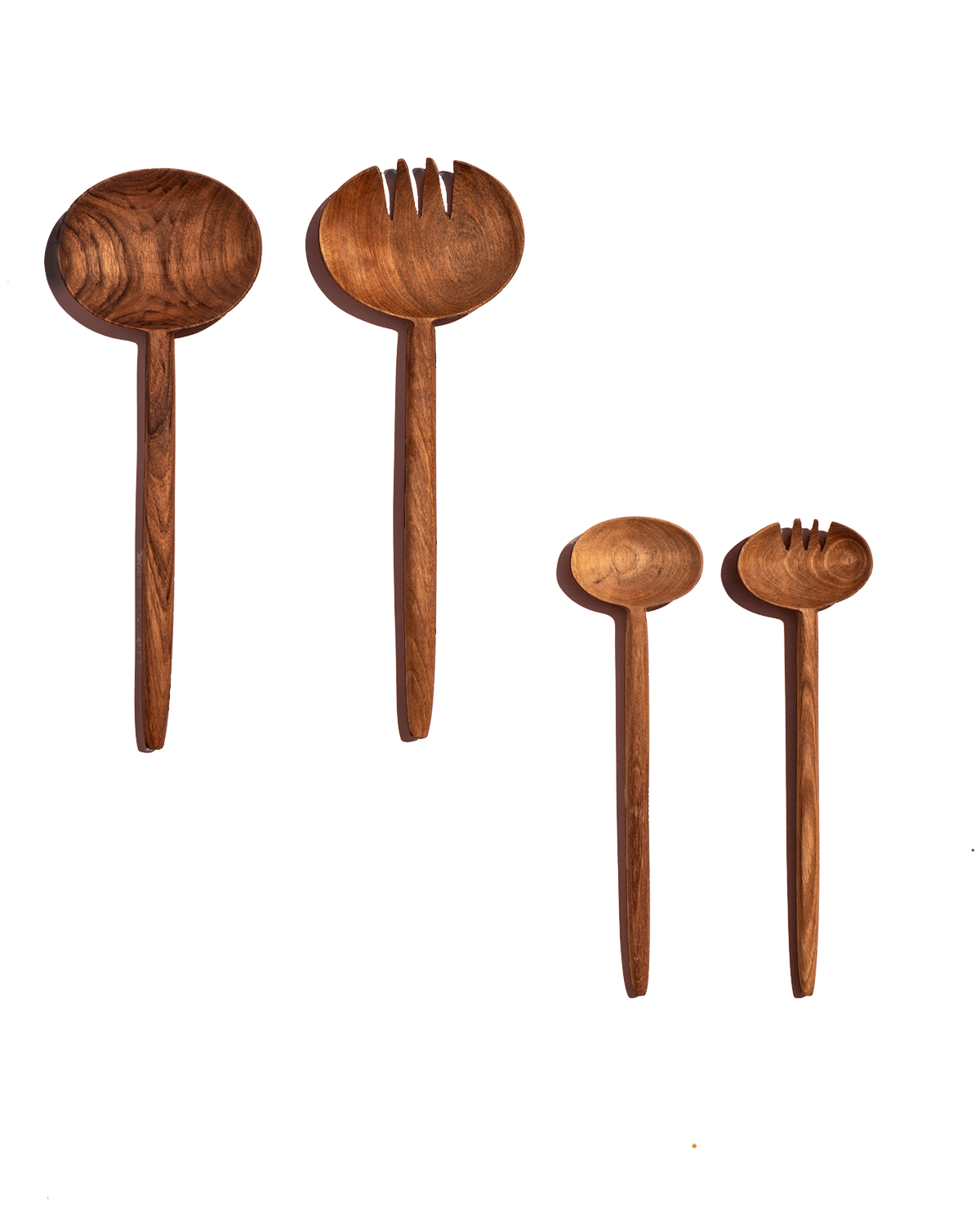 Oval Salad Set Spoons
