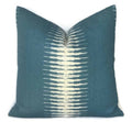 Ikat Pillow Cover in Peacock, Peter Dunham Textiles