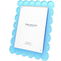 Pastel Blue Acrylic 8" x 10" Scallop Frame