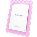 Pastel Pink Acrylic 8" x 10" Scallop Frame