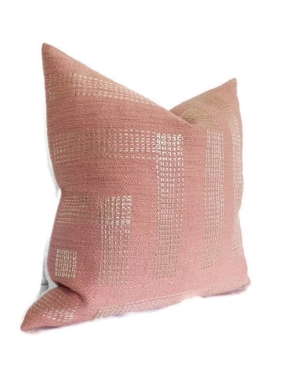 Pastiche Pillow Cover in Rouge Ivory, Kelly Wearstler Textiles