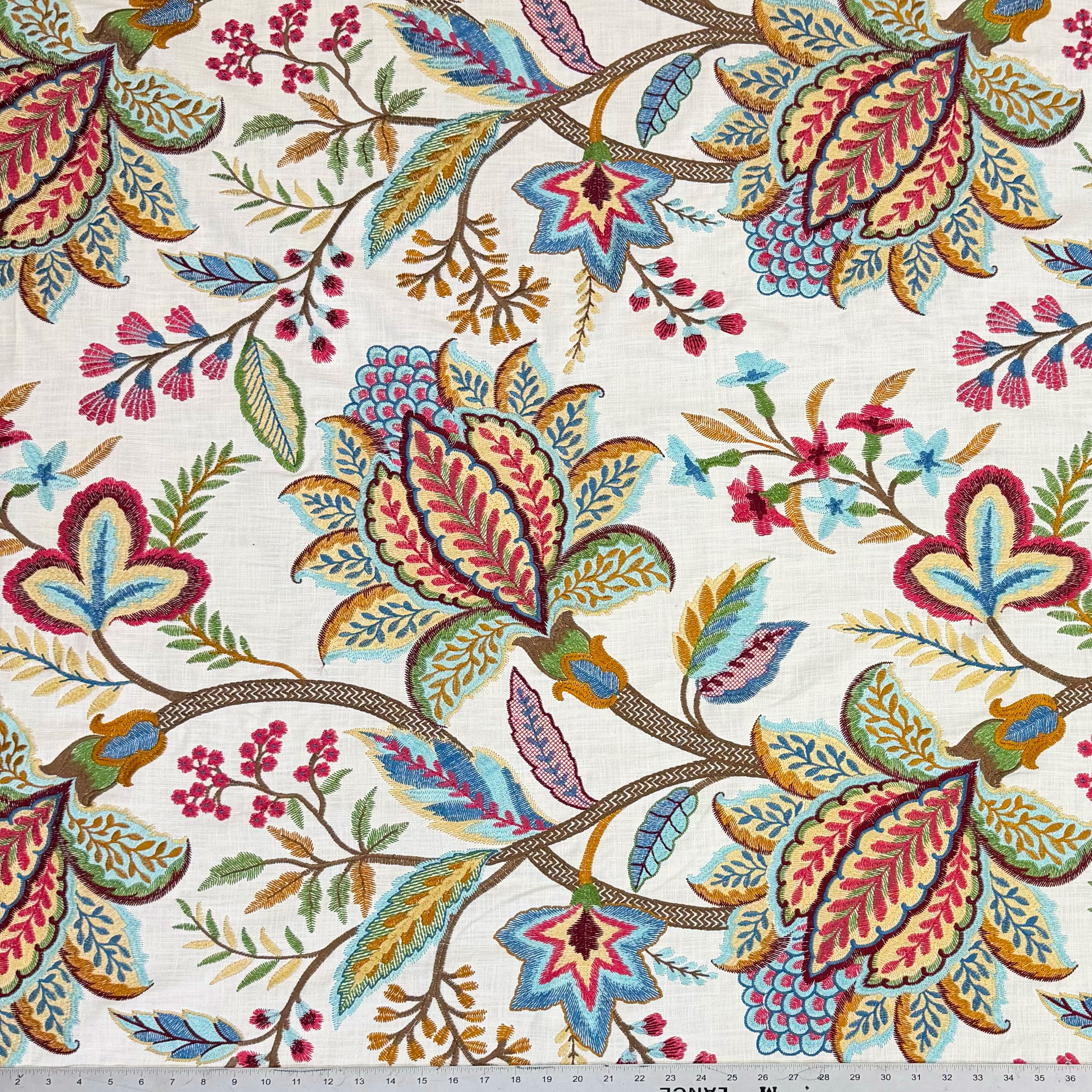 Penelope Crewel Embroidery Fabric