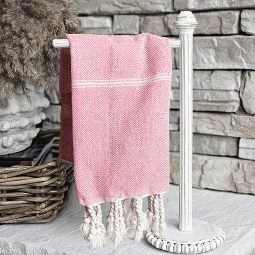 Turkish Hand Towel Oversized 100% Cotton Peshtemal Lightweight Absorbent