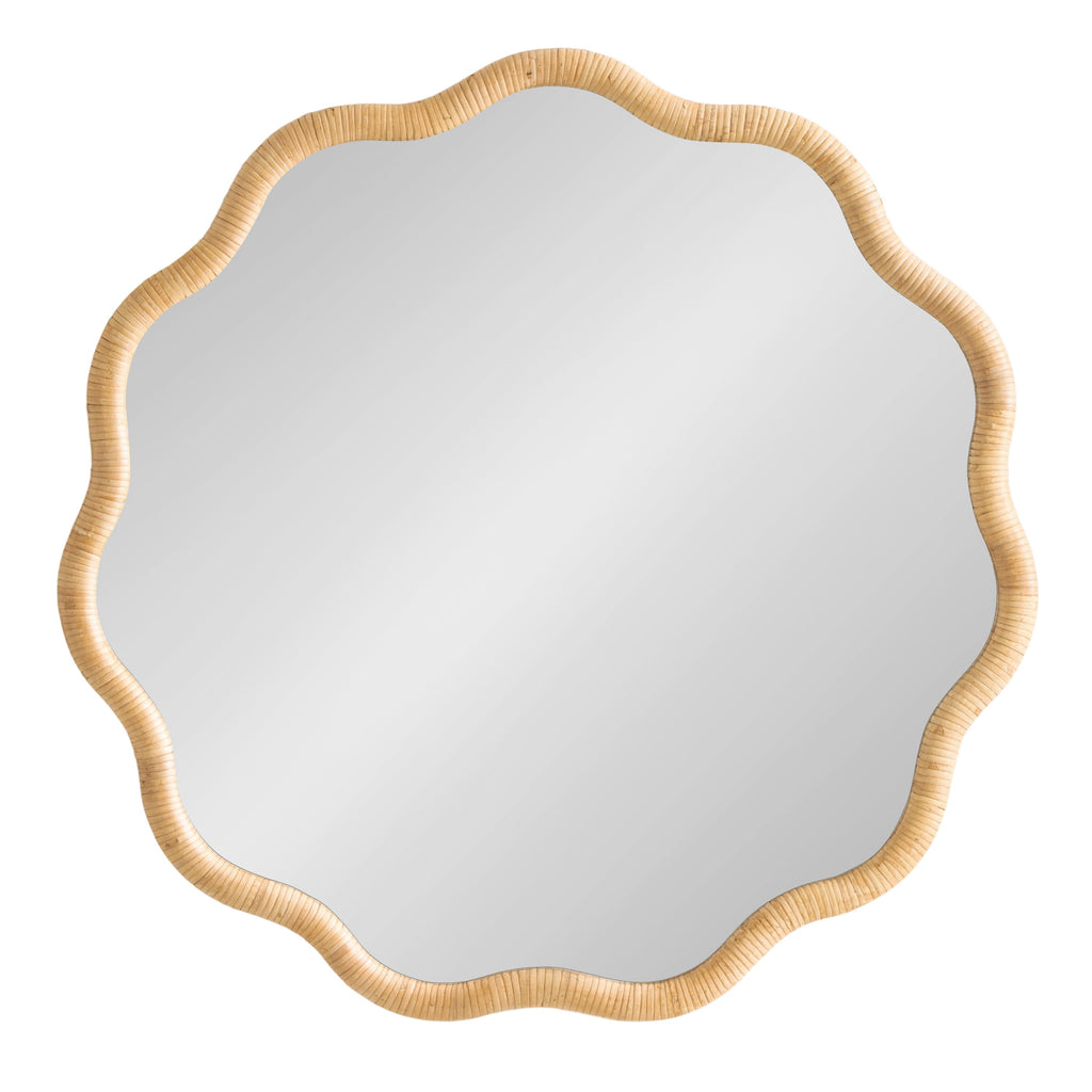 Rahfy Scallop Framed Wall Mirror