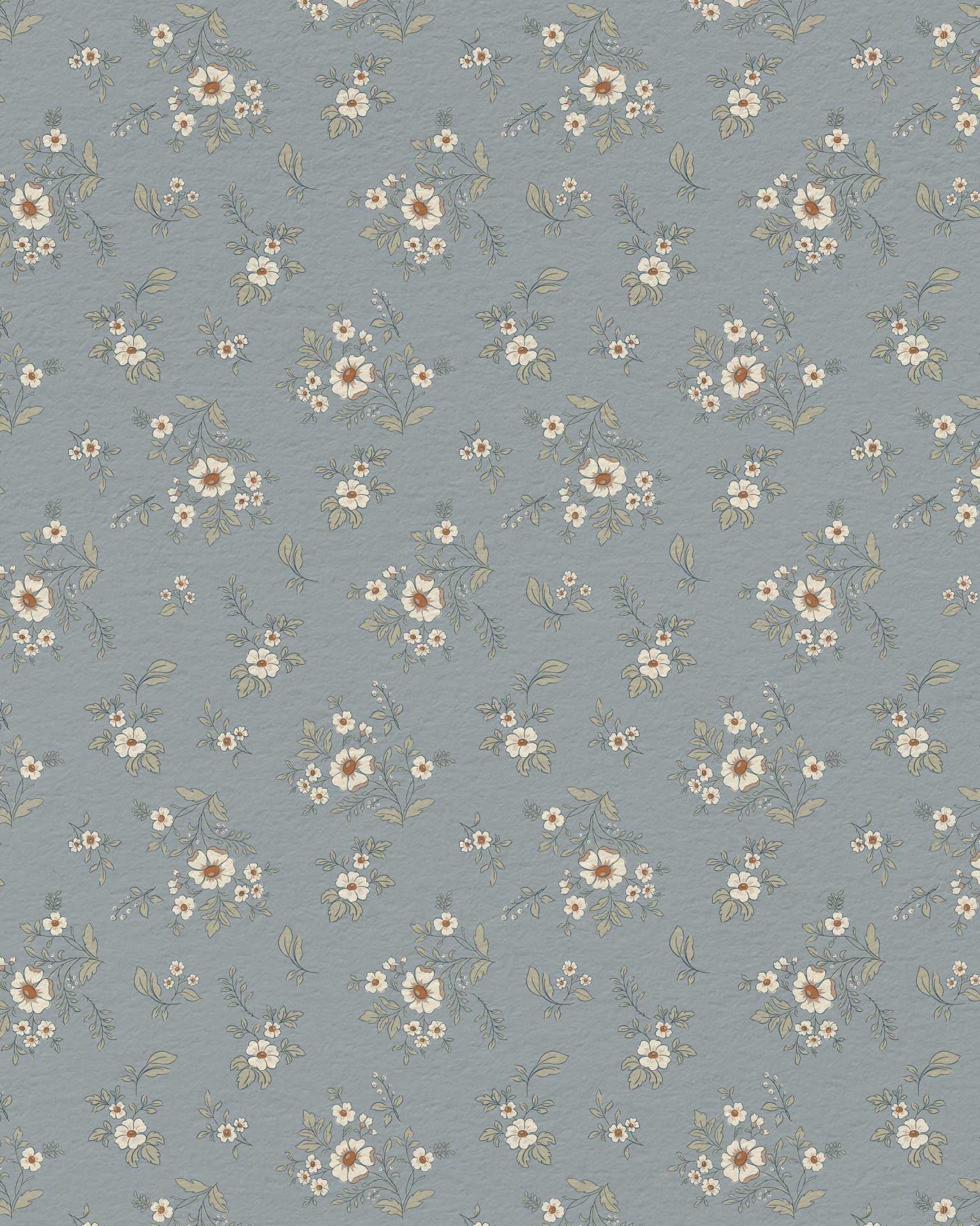 Primrose in Silver Blue