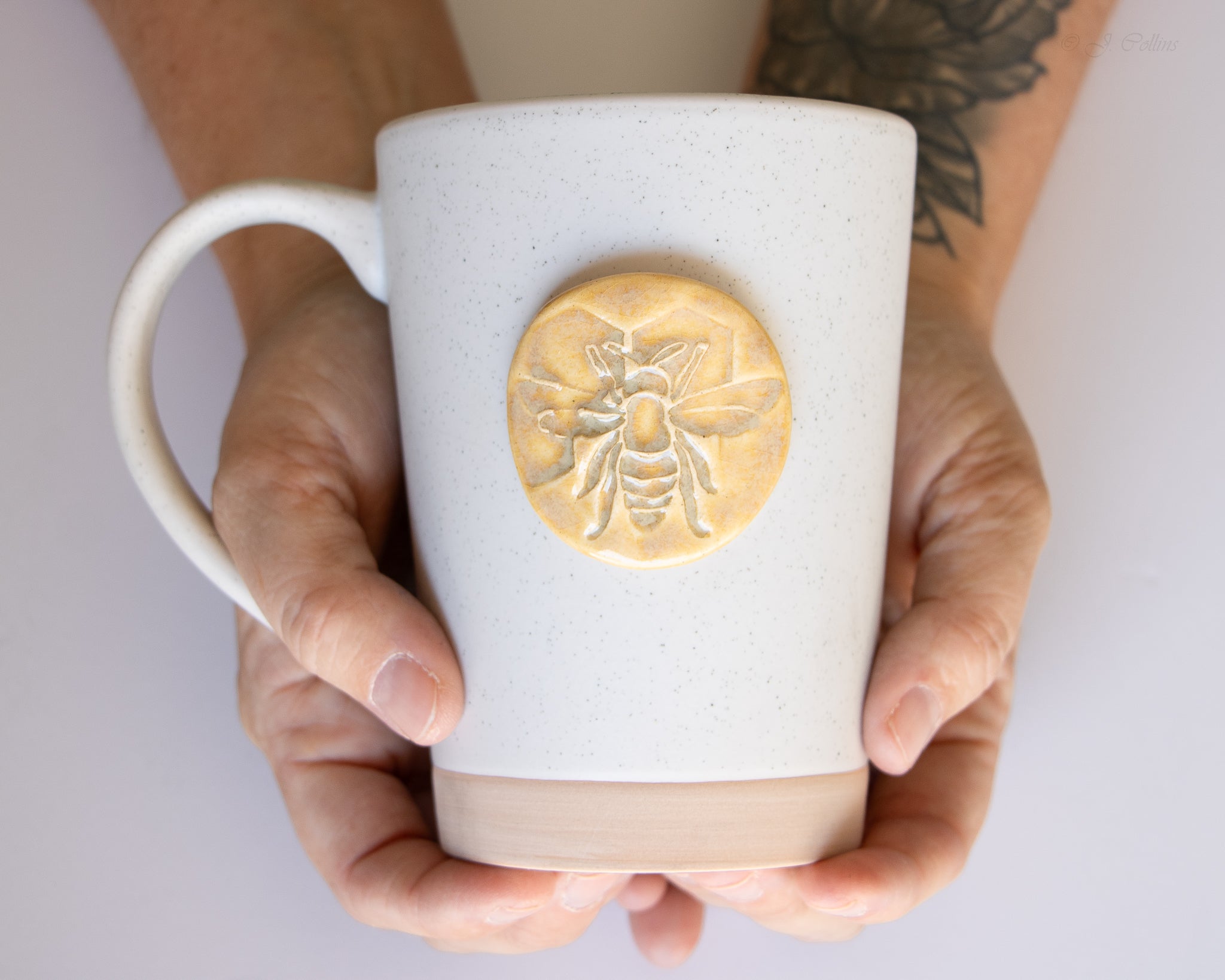 Bee Stoneware Mug