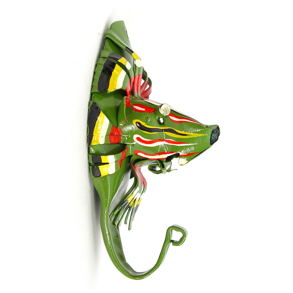 Painted Lion Coat Hook