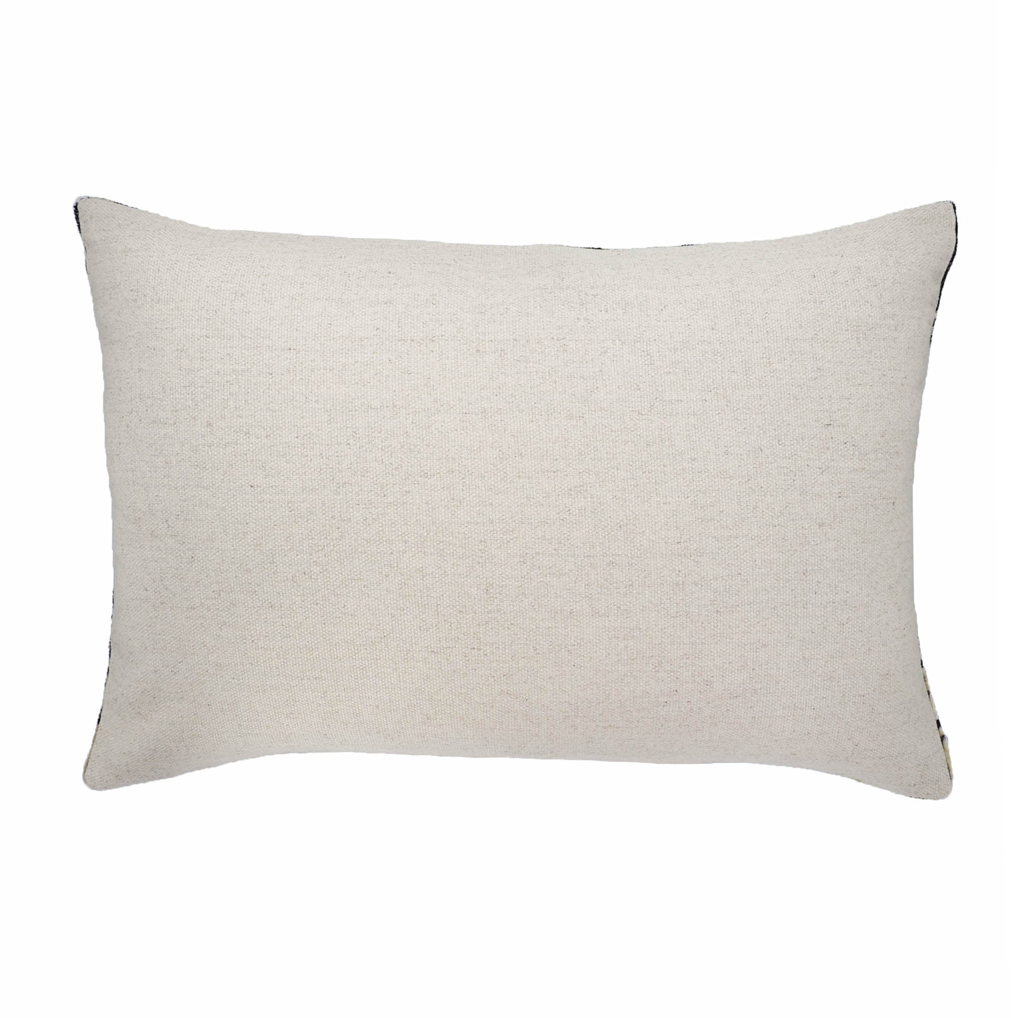 Pyramid Silk Velvet Ikat Throw Pillow Cover, 16 x 24