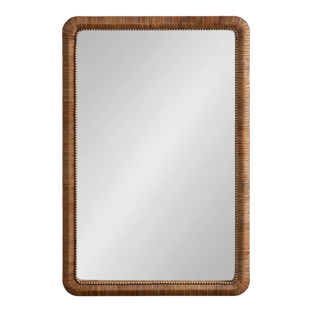 Rahfy Beaded Rectangle Framed Mirror