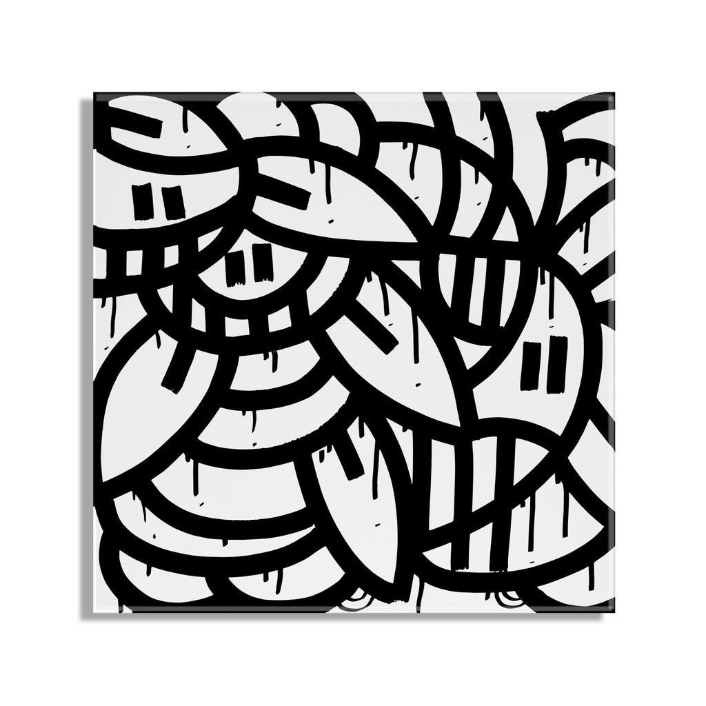 It Still Don't Matter if You're Black or White Floating Acrylic Art by Arm of Casso