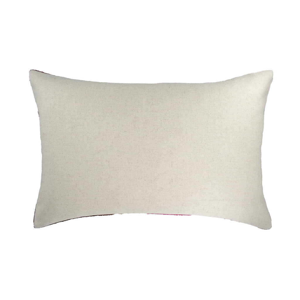 Ra Silk Velvet Ikat Throw Pillow Cover, 16 x 24
