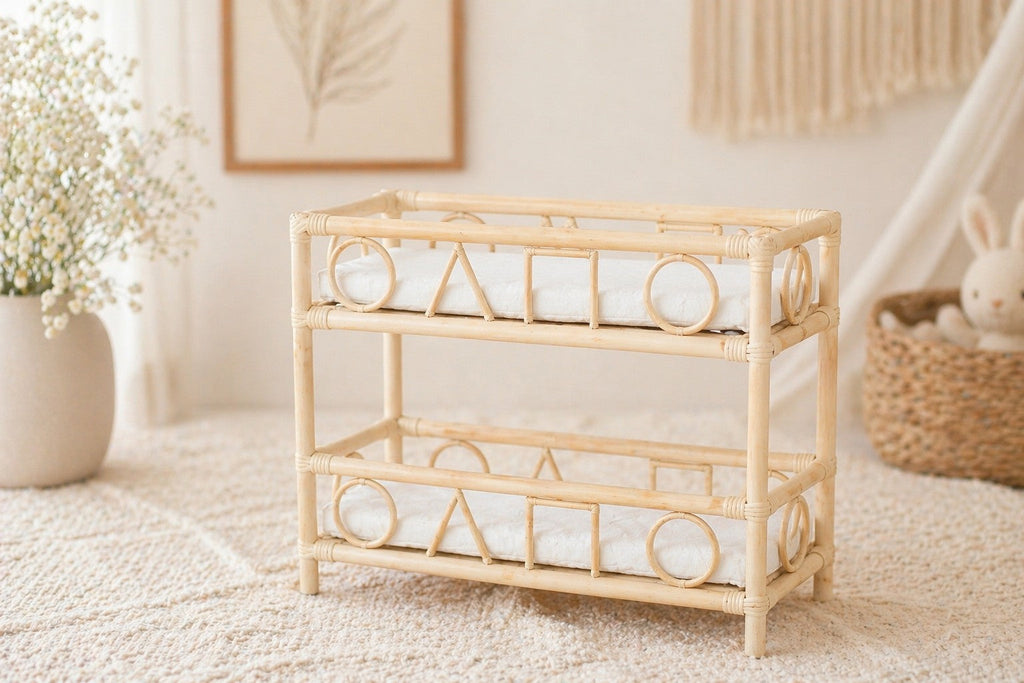 Solstice Rattan Doll Bunk Bed