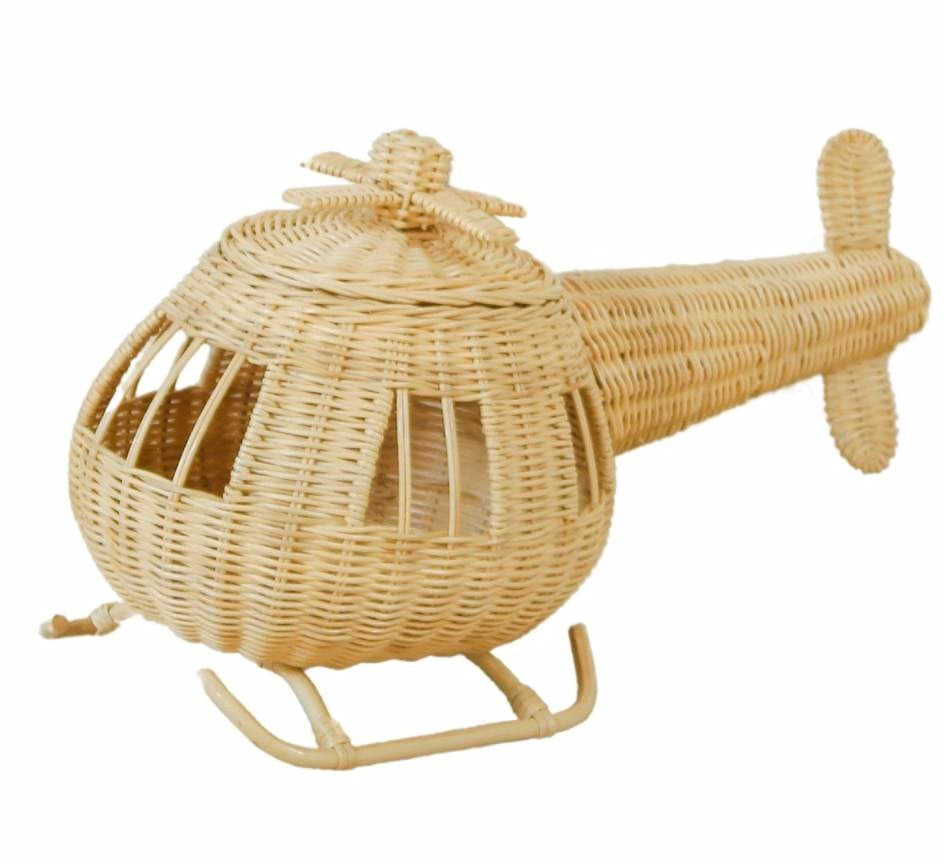 Rattan Toy Helicopter