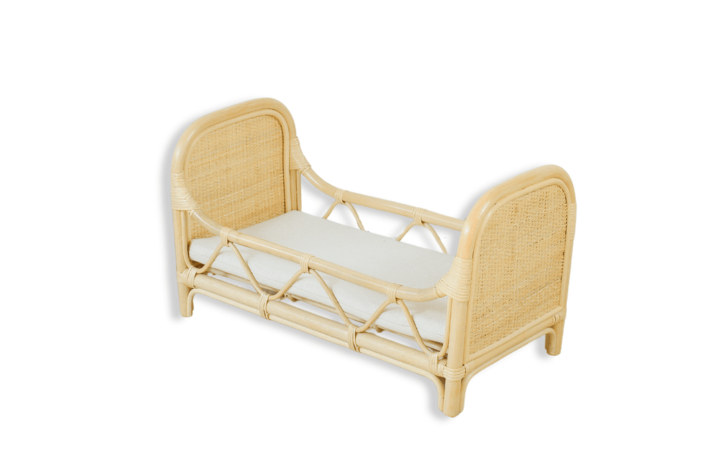 Rattan Doll Bed
