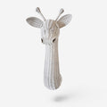 Natural & White Rattan Giraffe Wall Decor