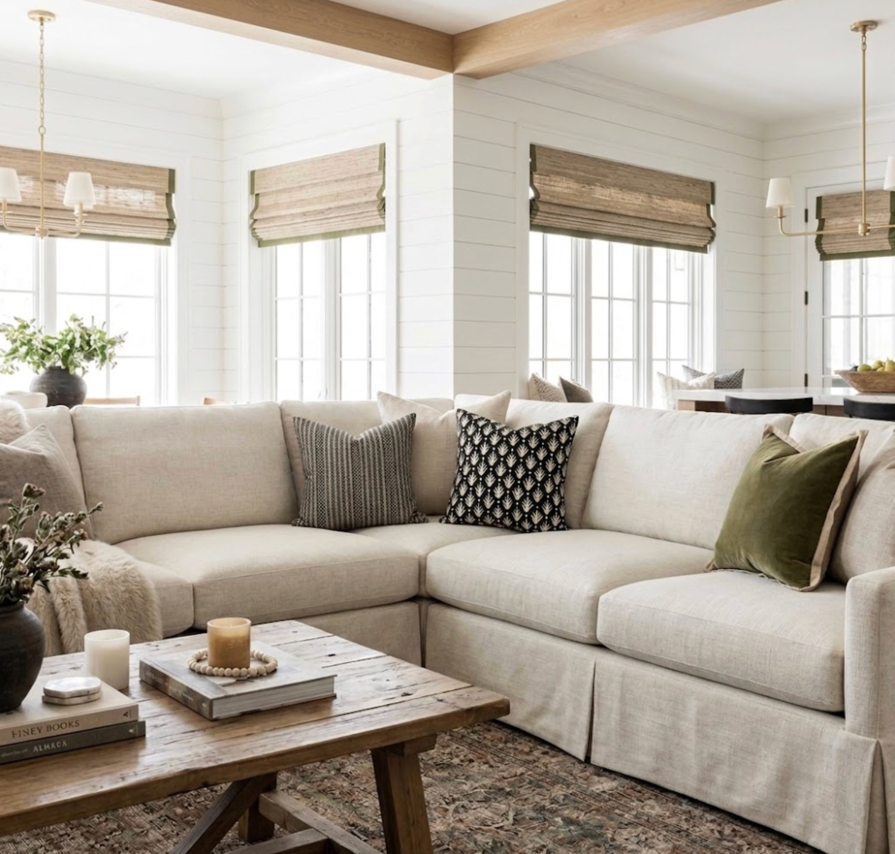 Reeds Pillow Cover in Jet, McLaurin + Piercy Textiles