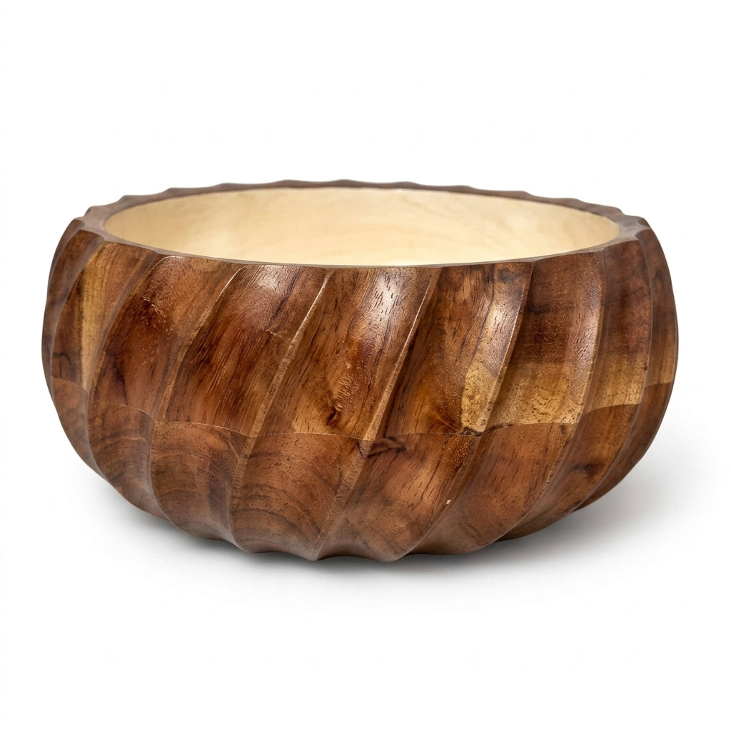 House of Avana Pink Mango Wood Gravy Bowl