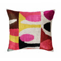 Rio Rio Silk Velvet Ikat Throw Pillow Cover, 20 x 20
