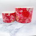 Rose Floral Ceramic Cachepot