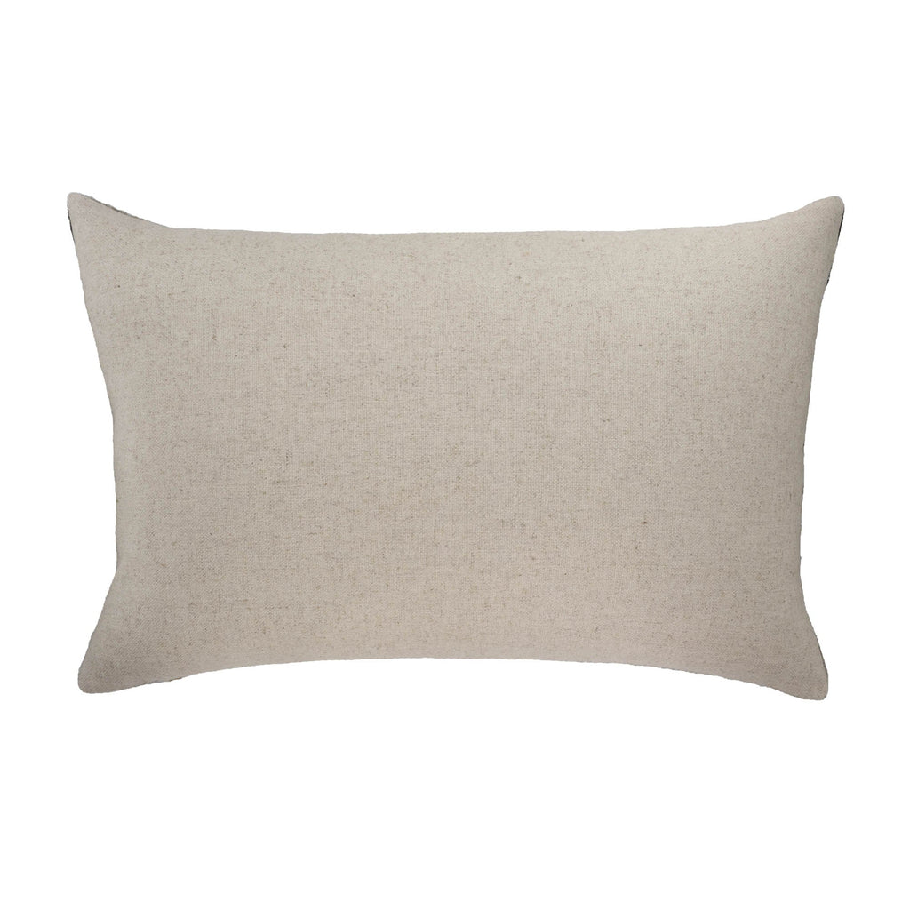 Sage Green Silk Velvet Ikat Pillow Cover, 16 x 24
